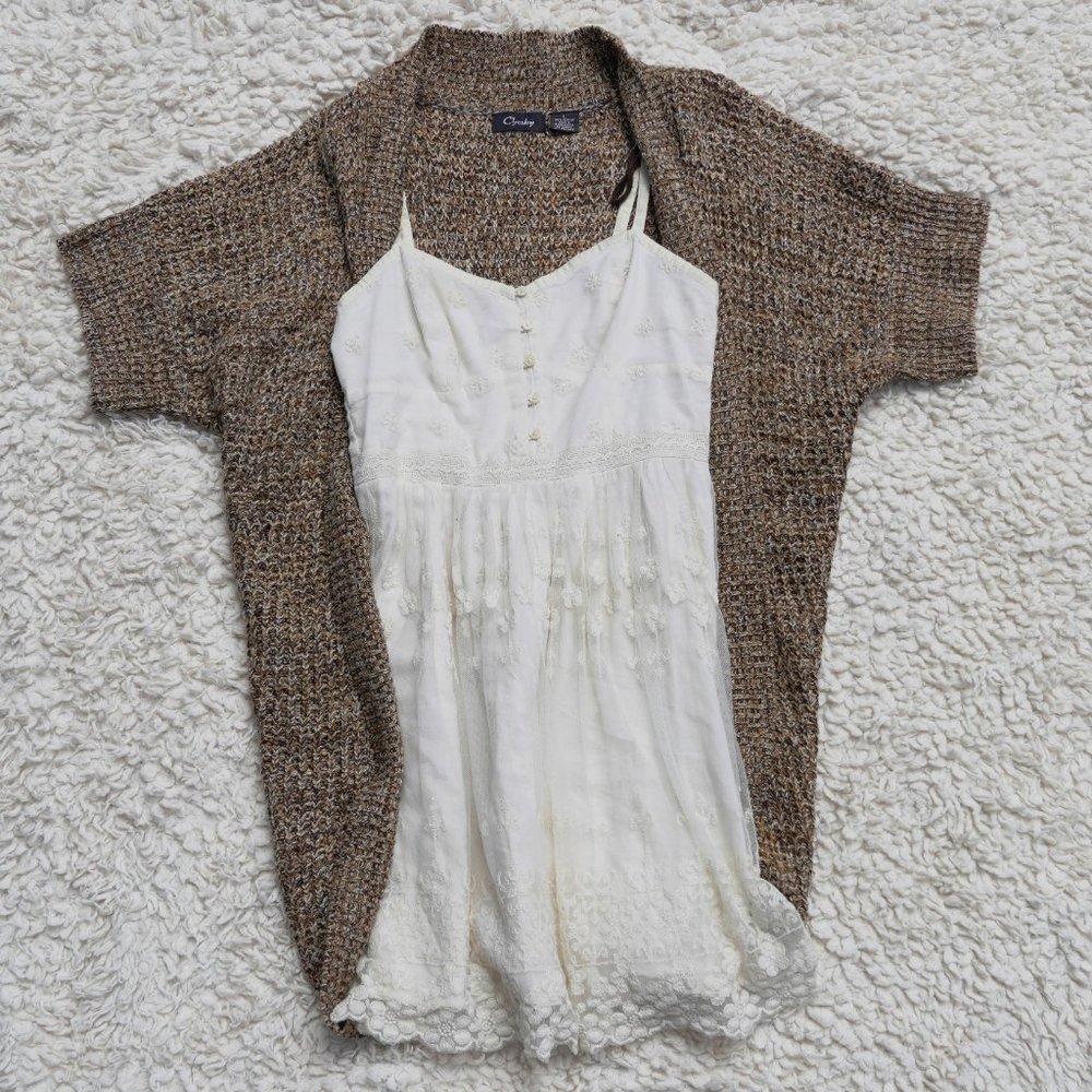 Chesley Short Sleeve Cozy Knitted Cardigan